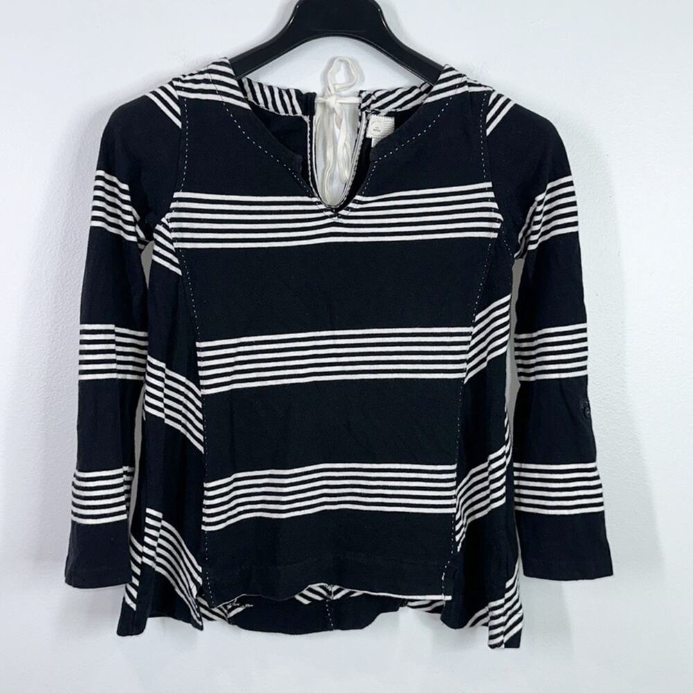 Anthropologie postmark striped soft tunic style top size medium